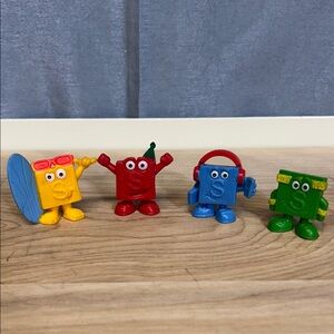 Hasbro Scrabble Junior Game Replacement Tokens. Set of 4